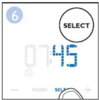 6 SELECT 0745 MENU SELF +