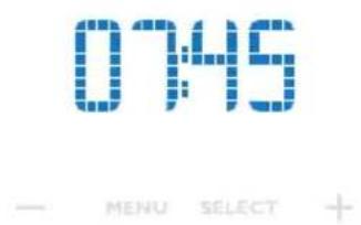 07:45 — MENU SELECT +