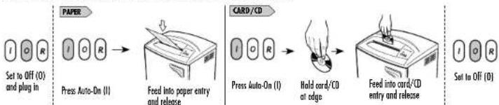 FELLOWES Powershred C-320C - OPERATION - 1