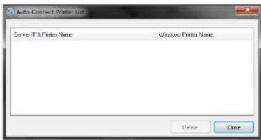 AutoCorrect Printer 10 Server IP & Printer Name Windows Printer Name Device Close