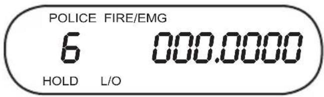 POLICE FIRE/EMG 6 000.0000 HOLD L/O