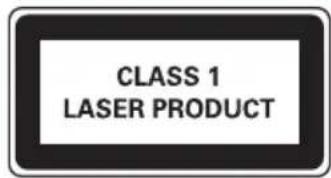 CLASS 1 LASER PRODUCT