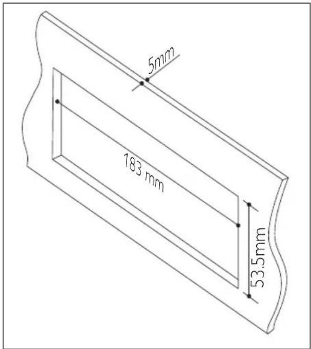5mm 183 mm 53.5mm