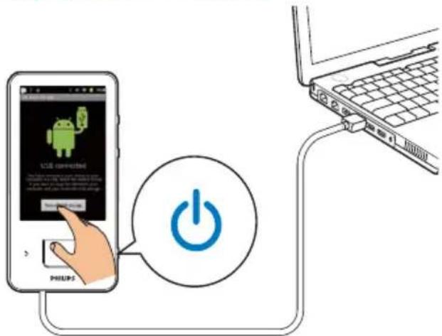PHILIPS GoGear SA3CNT08K - Glisser-déplacer via l'Explorateur Windows - 1