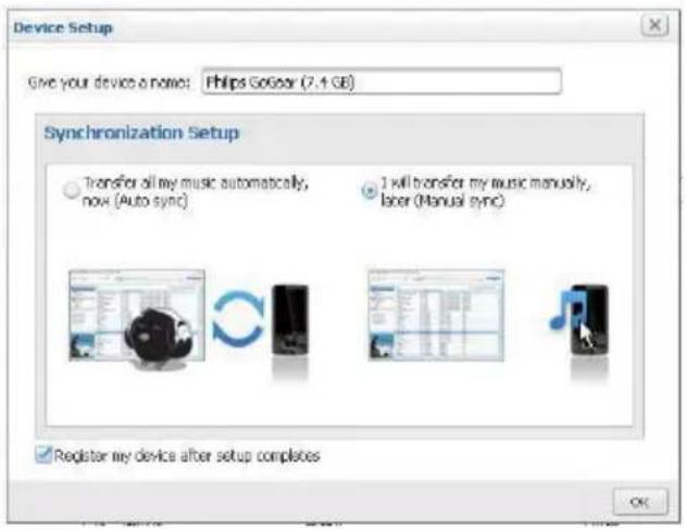 PHILIPS GoGear SA3CNT08K - Synchronisation via Philips Songbird - 1