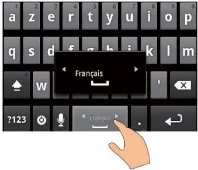 a z e r t y u i o p q s d f g h i k l m Français ?123 Français