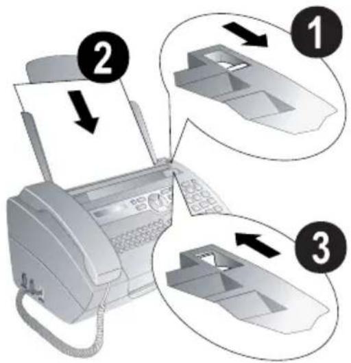 PHILIPS FaxPro PPF725 - Chargement du papier - 2