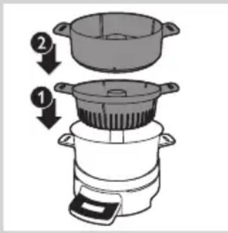 PHILIPS Jamie Oliver HR1055 - Rangement du HomeCooker - 2