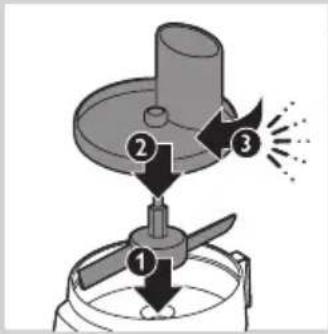 PHILIPS Jamie Oliver HR1055 - Rangement de la Cutting Tower - 2