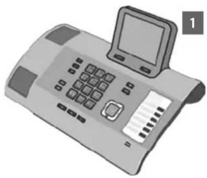 GIGASET DX800A - Vérification du contenu de l'emballage - 1