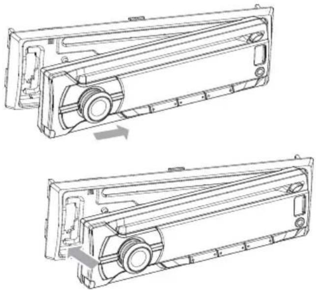 PHILIPS CarStudio CEM2090 - Fixation du panneau avant - 1