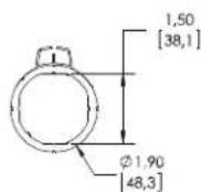 Chief CPAE300W - DIMENSIONS - 3