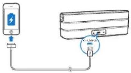 Diagram showing a battery connected to a device with a capacitor labeled 'CNGRNG' and a plug inserted into it.