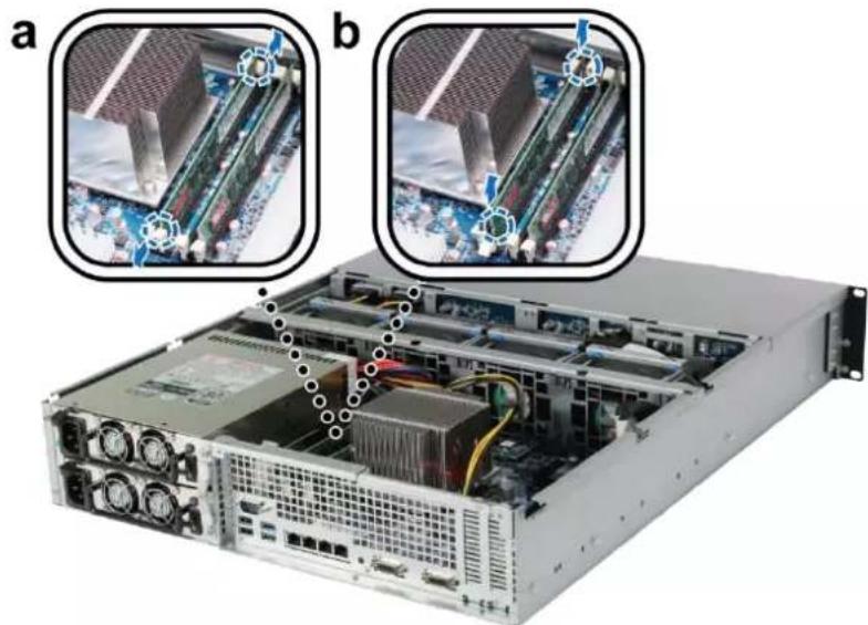 SYNOLOGY RackStation RS3614xs+ - Retirer un module de RAM de votre RackStation - 1