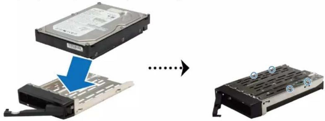 SYNOLOGY RackStation RS3614xs+ - Installation des disques - 2
