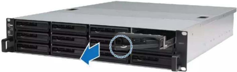 SYNOLOGY RackStation RS3614xs+ - Installation des disques - 1