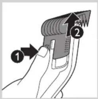 PHILIPS QC5132 - Tonte sans le sabot pour cheveux - 1