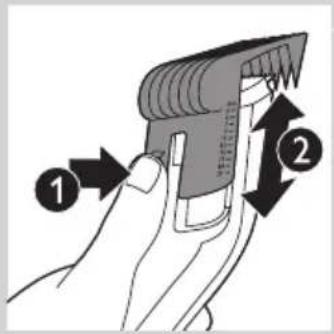 PHILIPS QC5132 - Tonte avec le sabot pour cheveux (NORMAL) - 3