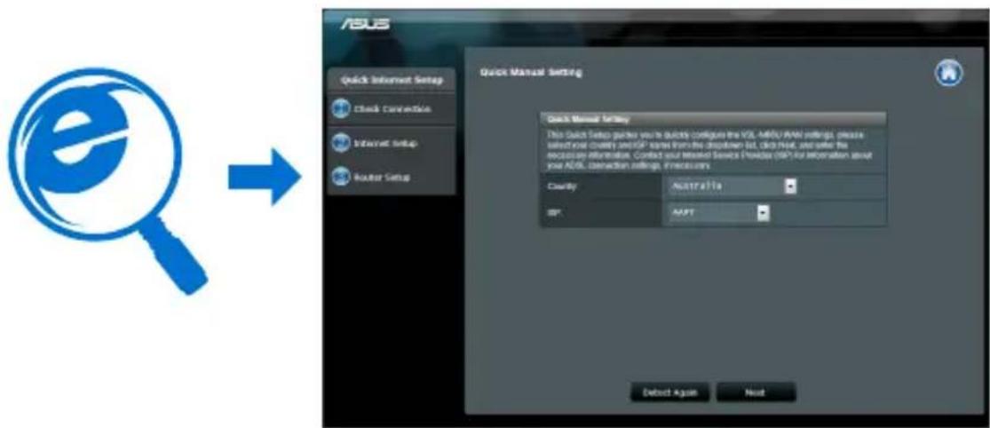 ASUS DSL-N16U - Prima di configurare la vostra connessione assicuratevi che il LED ADSL sul pannello anteriore sia acceso e non lampeggiante. - 2