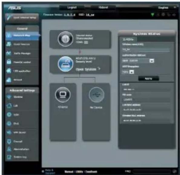 ASUS DSL-N16U - Przed uruchomieniem procedury ustawień ADSL należy upewnić się, że świeci stałym światłem wskaźnik ADSL na panelu przednim DSL-N16UP. - 4