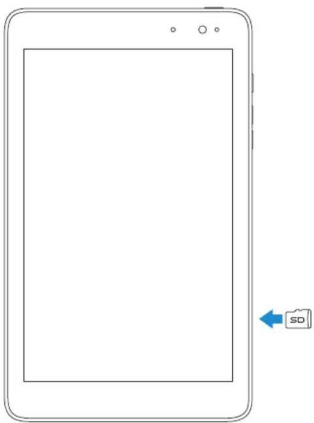DELL Venue 8 Pro - Insérer une carte microSD - 1