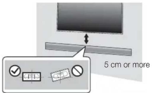 5 cm or more