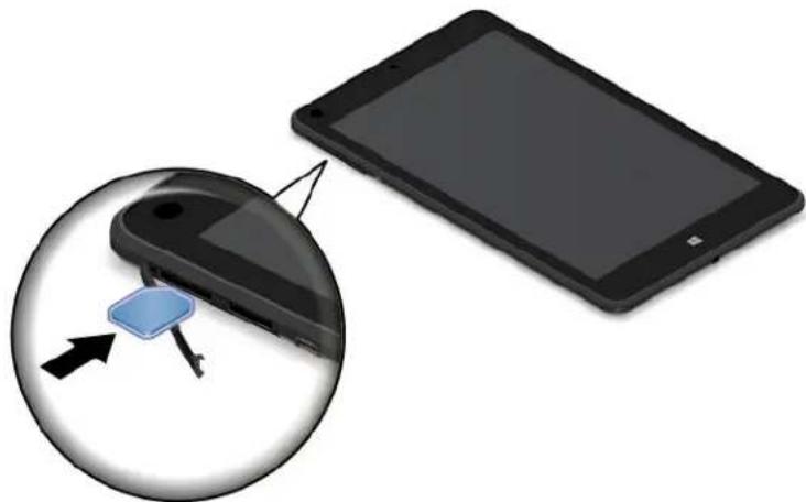 LENOVO ThinkPad 8 - InstallationetretraitdelacartemicroSIM - 2