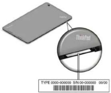 ThuckPad TYPE 0000-000000 S/N 00-000000 00/00