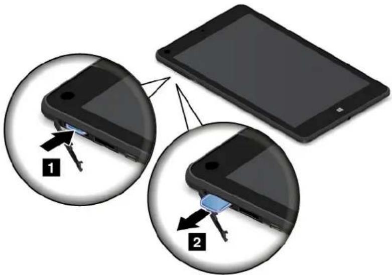 LENOVO ThinkPad 8 - InstallationetretraitdelacartemicroSIM - 4