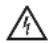 Technical line drawing of a computer monitor rear panel with ventilation grilles and mounting holes, no text or symbols.