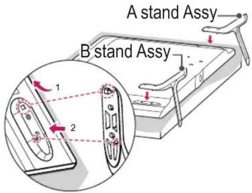 A stand Assy B stand Assy 1 2