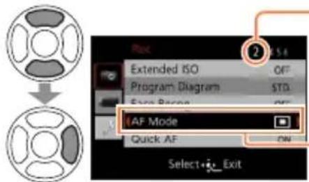 LEICA D-Lux 6 ‘Edition 100’ - Utilisez ▲ pour sélectionner l'option de menu, puis appuyez sur ▶ - 1