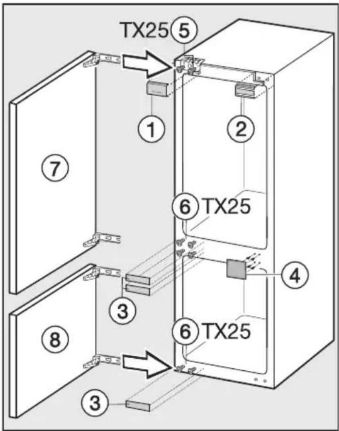 TX25⑤ ① ② ⑥ TX25 ④ ③ ⑥ TX25 ⑧ ③