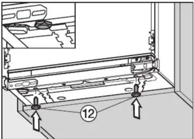 MIELE KFN 37692 iDE - Uniquement pour les parois d'armoire d'une épaisseur de 16 mm : - 3