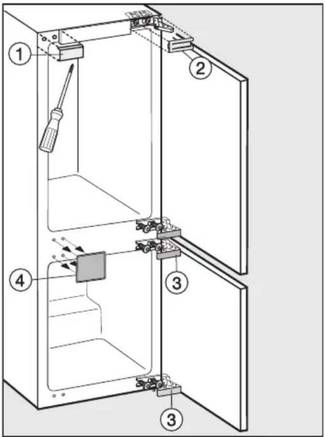 MIELE KFN 37692 iDE - Changement de la butée de porte - 2