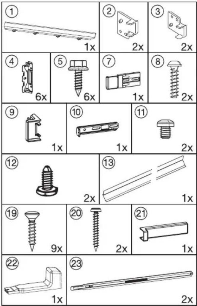MIELE KFN 37692 iDE - - Pour l'encastrement de l'appareil dans la niche : - 1