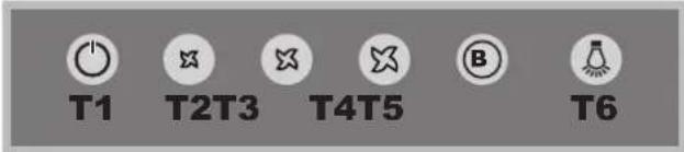 T1 T2T3 T4T5 B T6