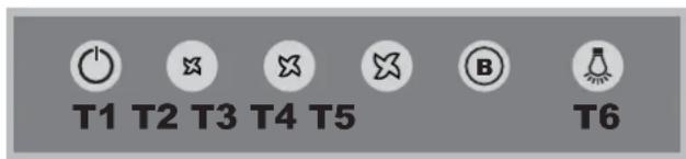 T1 T2 T3 T4 T5 B T6