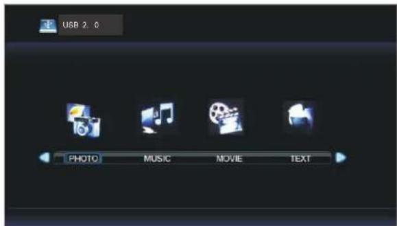USB 2.0 PHOTO MUSIC MOVE TEXT