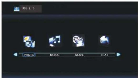 USB 2.0 PHOTO MUSIC MOVE TEXT