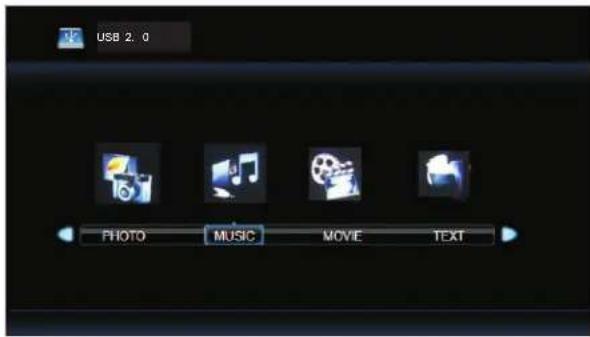 USB 2.0 PHOTO MUSIC MOVE TEXT