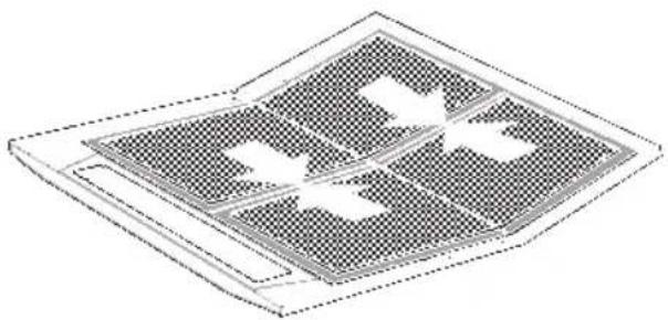 NEFF D1613N0 - Aus- und Einbauen der Metall-Fettfilter (siehe Vlies-Fettfilter): - 1