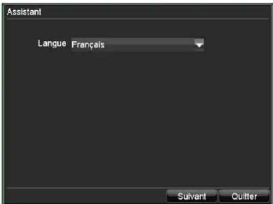 Assistant Langue Français Suivant Quitter