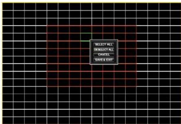SELECT ALL CANCEL SAVE & EXIT