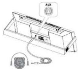 ALTEC LANSING IMT620 - Ouvir um iPod ou outro dispositivo de áudio não-encaixável - 1