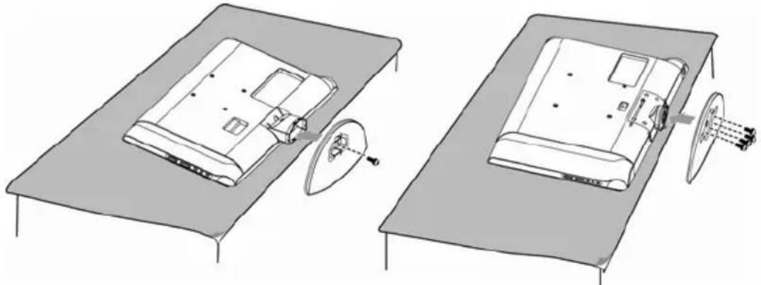 AOC L19WA91 - Mount the TV stand - 1