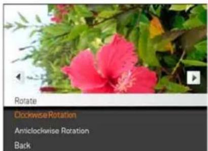 Rotate Clockwise Rotation Amiclockwise Rotation Back