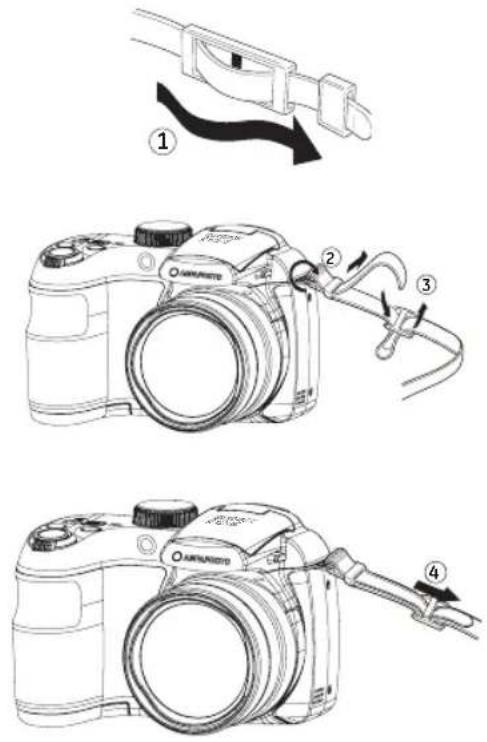 AGFAPHOTO Selecta 16 - Install Shoulder Strap and Lens Cap - 1