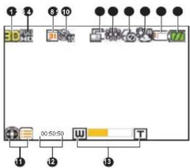 1 3 4 8 9 10 3D 00:50:50 11 12 13