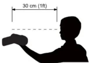 30 cm (1ft)